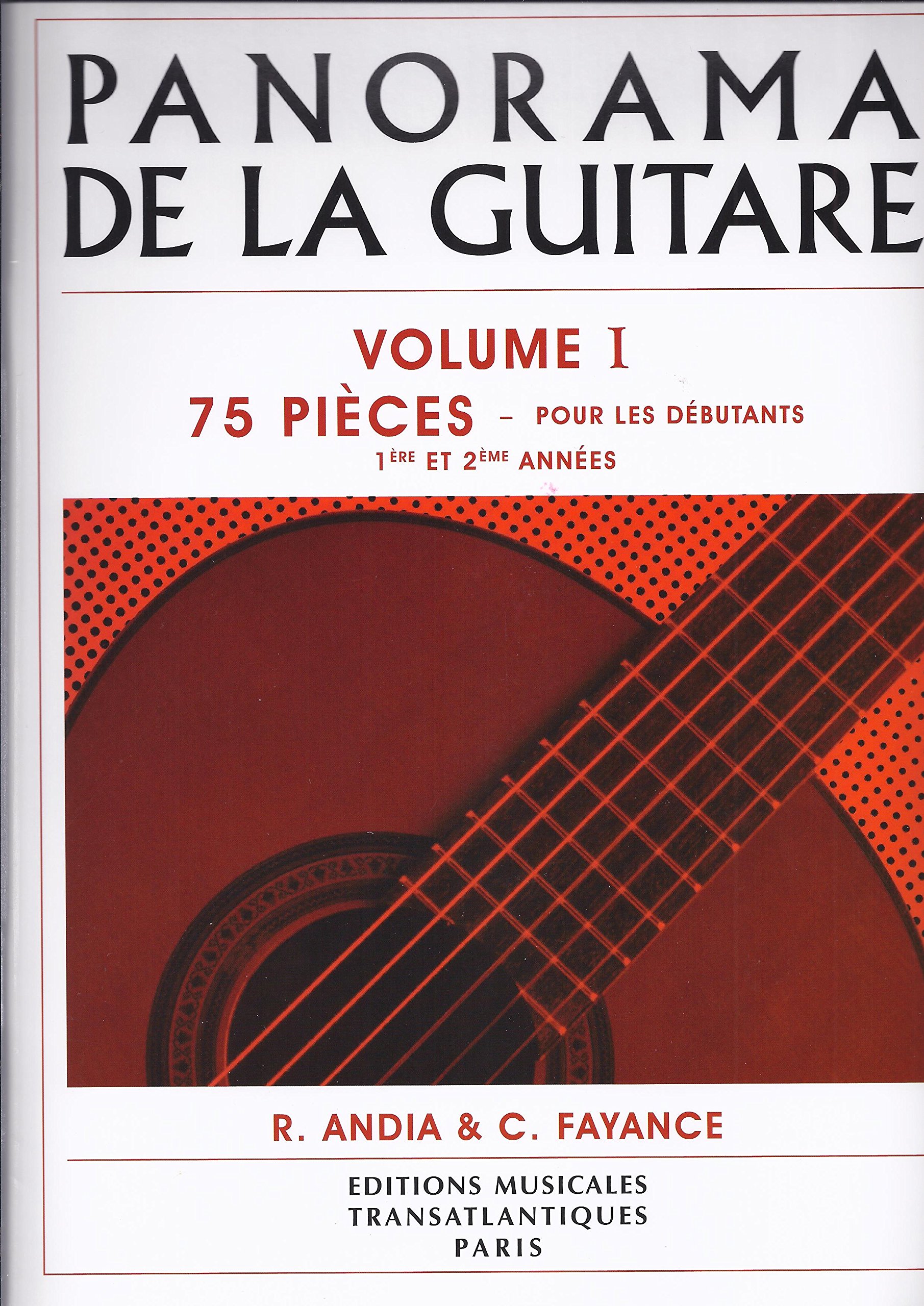 Amazon.fr - Panorama de la guitare vol 1 : 75 pièces pour les